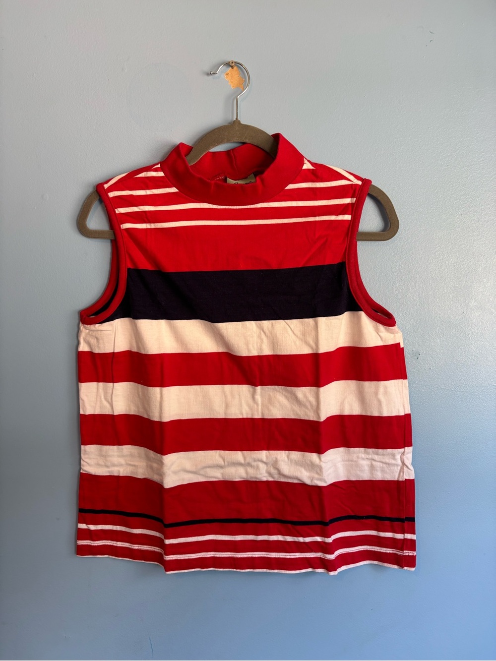 Vintage Penman's Red & White Striped Tank Top